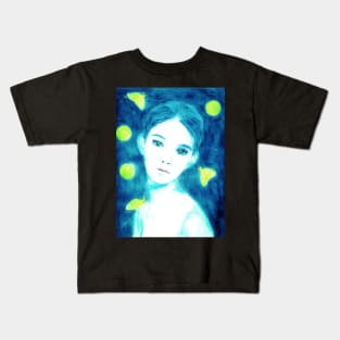 Moth Girl Kids T-Shirt